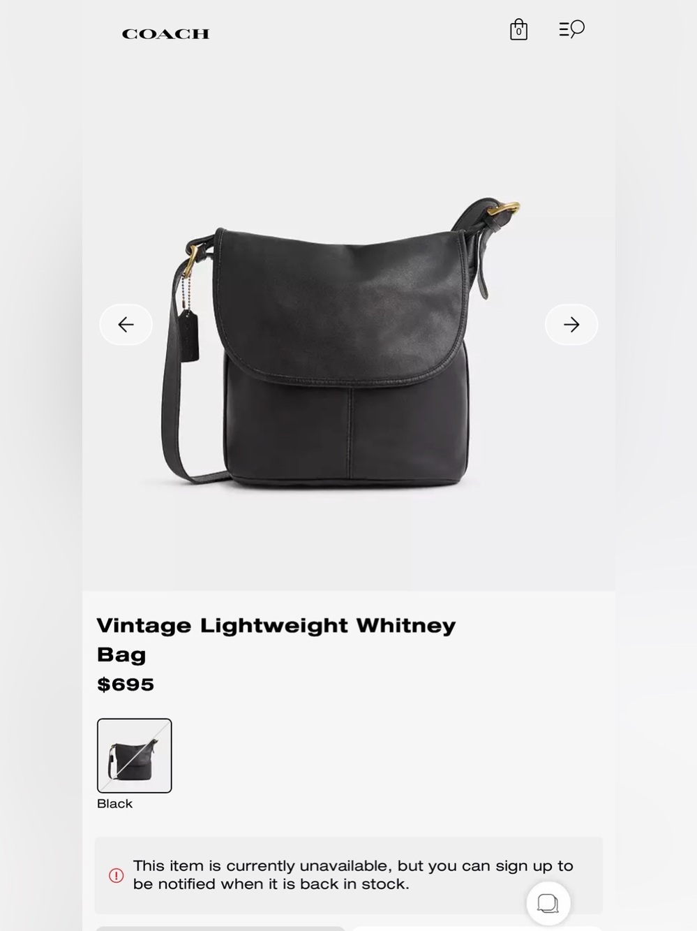 Vintage Coach Lightweight Whitney Bag Rare Made Italy   No. 3182 - 036